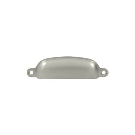 Deltana SHP29U15 Exposed Shell Pull Brushed Nickel, 10PK SHP29U15-XCP10
